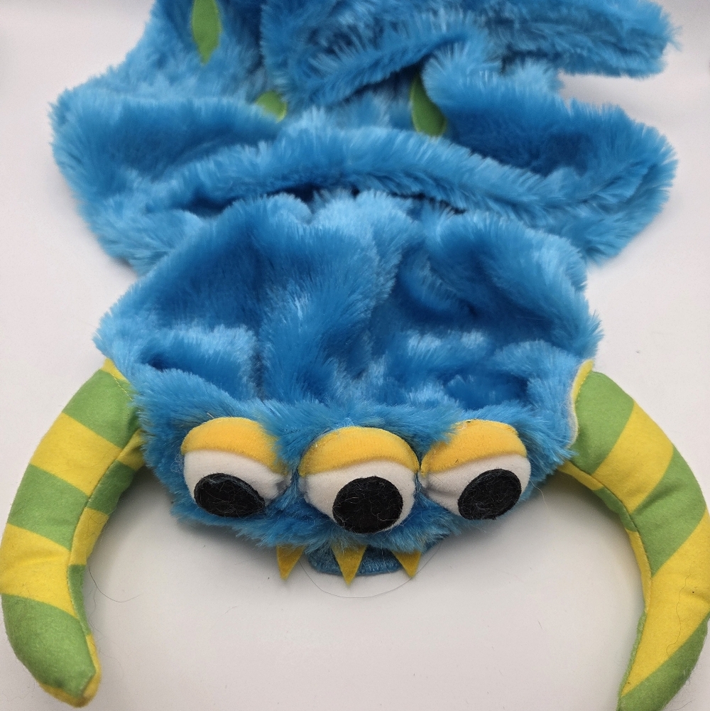 Sweet Cheeks Blue Green Monster Dog Costume Medium